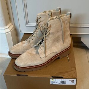 Vince Rae suede lace up boots